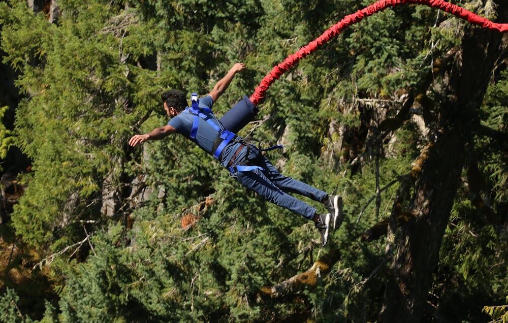 bungee jumping activity in New Zealand